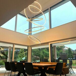 Závěsné LED svítidlo s.luce Ring stříbrné Ø 120 cm 6 Závěsné LED svítidlo s.luce Ring stříbrné Ø 120 cm small 6