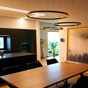 Závěsné LED svítidlo s.luce Ring, zlaté, Ø 120 cm 13 Závěsné LED svítidlo s.luce Ring, zlaté, Ø 120 cm small 13