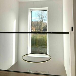 Závěsné LED svítidlo s.luce Ring, zlaté, Ø 120 cm 9 Závěsné LED svítidlo s.luce Ring, zlaté, Ø 120 cm small 9