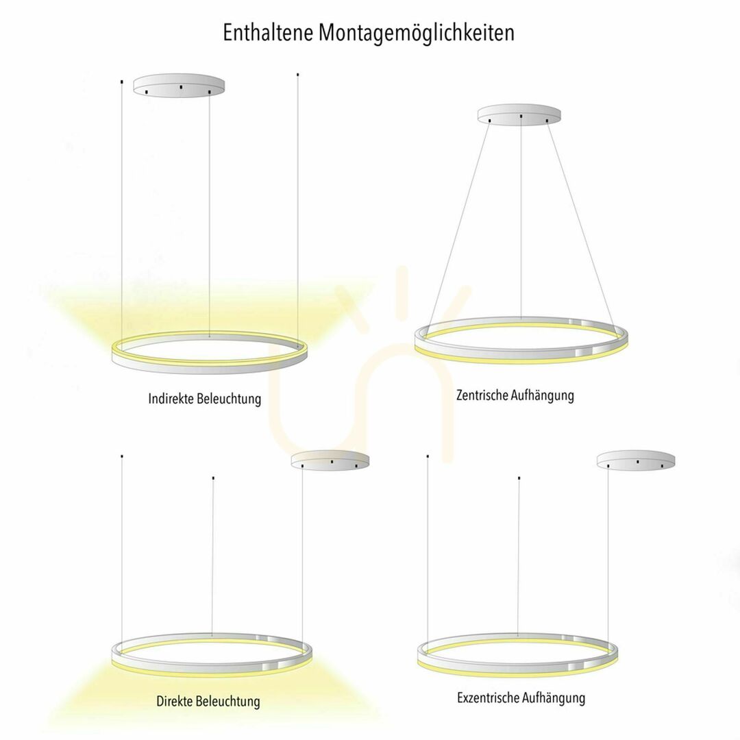 Zobrazit LED kruhové závěsné svítidlo s.luce Ring Ø 150 cm bílý LED kruhové závěsné svítidlo s.luce Ring Ø 150 cm bílý