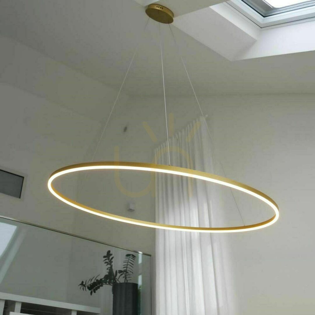 Kontrola LED kruhové závěsné svítidlo s.luce Ring Ø 150 cm bílý LED kruhové závěsné svítidlo s.luce Ring Ø 150 cm bílý