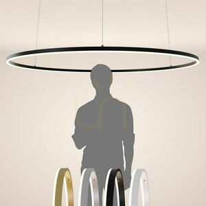 LED kruhové závěsné svítidlo s.luce Ring zlaté Ø 150 cm 8 LED kruhové závěsné svítidlo s.luce Ring zlaté Ø 150 cm small 8