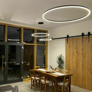 LED kruhové závěsné svítidlo s.luce Ring zlaté Ø 150 cm 9 LED kruhové závěsné svítidlo s.luce Ring zlaté Ø 150 cm small 9