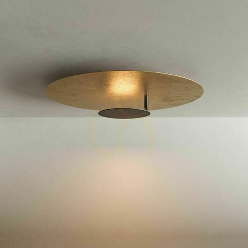 Kontrola Stropní LED svítidlo s.luce Plate zlaté 60 cm 20 W 3000 K stmívatelné
