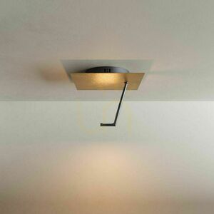 Přisazené stropní LED svítidlo s.luce Hook zlaté 30 cm, stmívatelné 3000 K 14 Přisazené stropní LED svítidlo s.luce Hook zlaté 30 cm, stmívatelné 3000 K small 14
