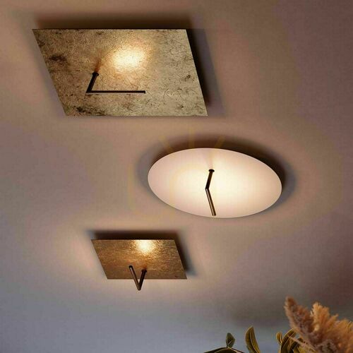 Kontrola Přisazené stropní svítidlo s.luce Edge zlaté LED 30 cm 18 W stmívatelné