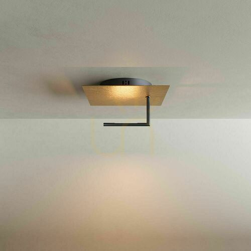 Kontrola Přisazené stropní LED svítidlo s.luce Edge zlaté 30 cm 3000 K stmívatelné