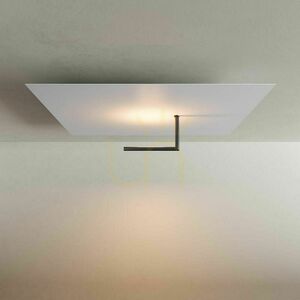 Přisazené stropní LED svítidlo s.luce Edge bílé 30 cm 18 W stmívatelné small 1