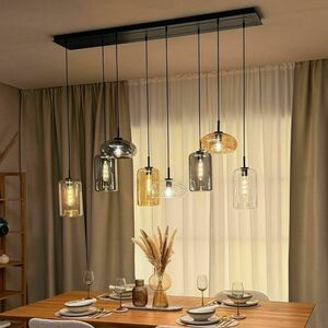 Závěsný lustr s.luce Cruet sklo transparentní 5 m E27 stmívatelný 6 Závěsný lustr s.luce Cruet sklo transparentní 5 m E27 stmívatelný small 6