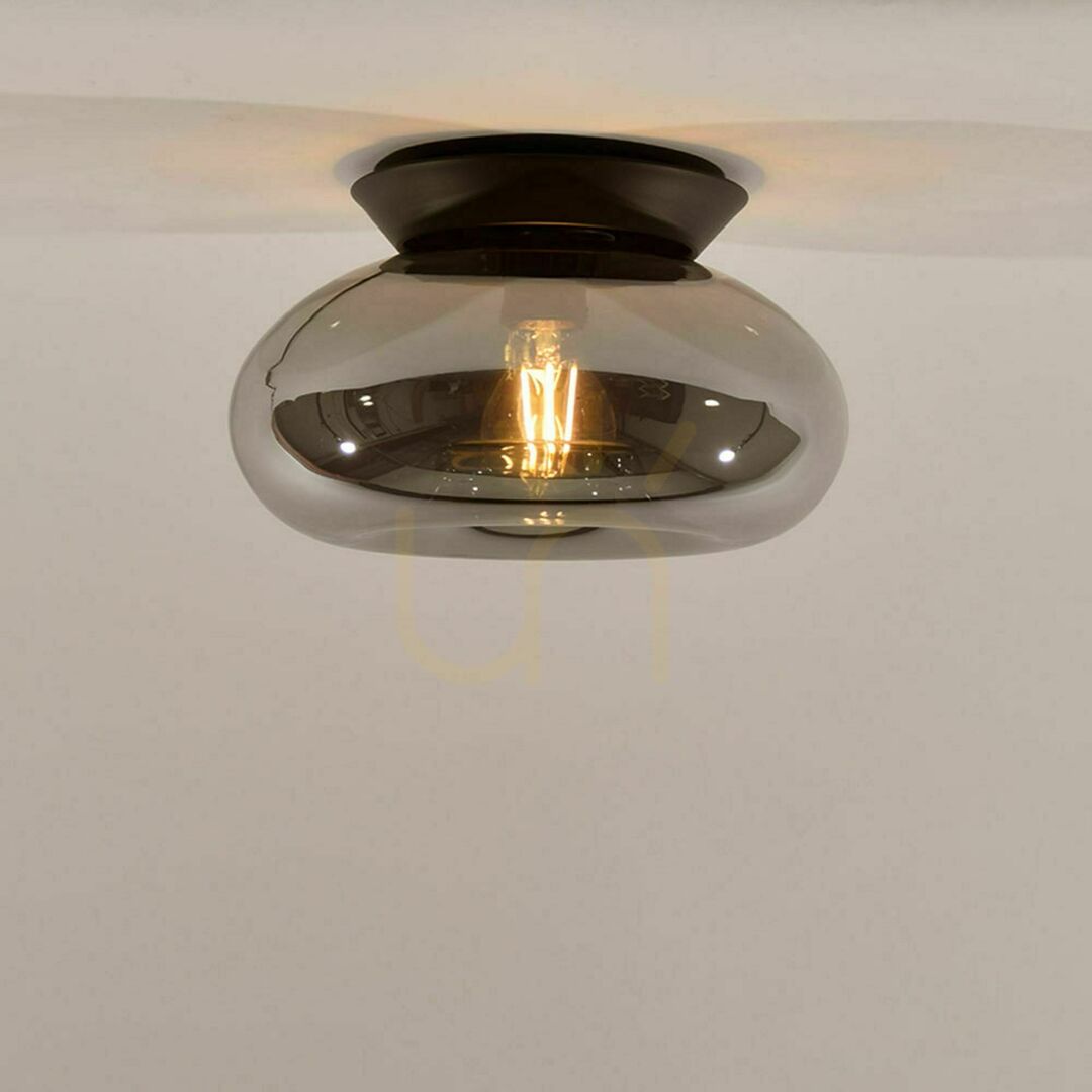 Zobrazit Přisazené stropní svítidlo s.luce Cruet jantarové sklo E27 28 cm Přisazené stropní svítidlo s.luce Cruet jantarové sklo E27 28 cm