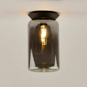 Přisazené stropní svítidlo s.luce Cruet sklo kouřové E27 retro 17 cm 14 Přisazené stropní svítidlo s.luce Cruet sklo kouřové E27 retro 17 cm small 14
