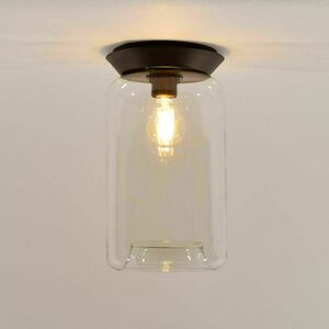 Přisazené stropní svítidlo s.luce Cruet jantarové sklo retro E27 17 cm small 9