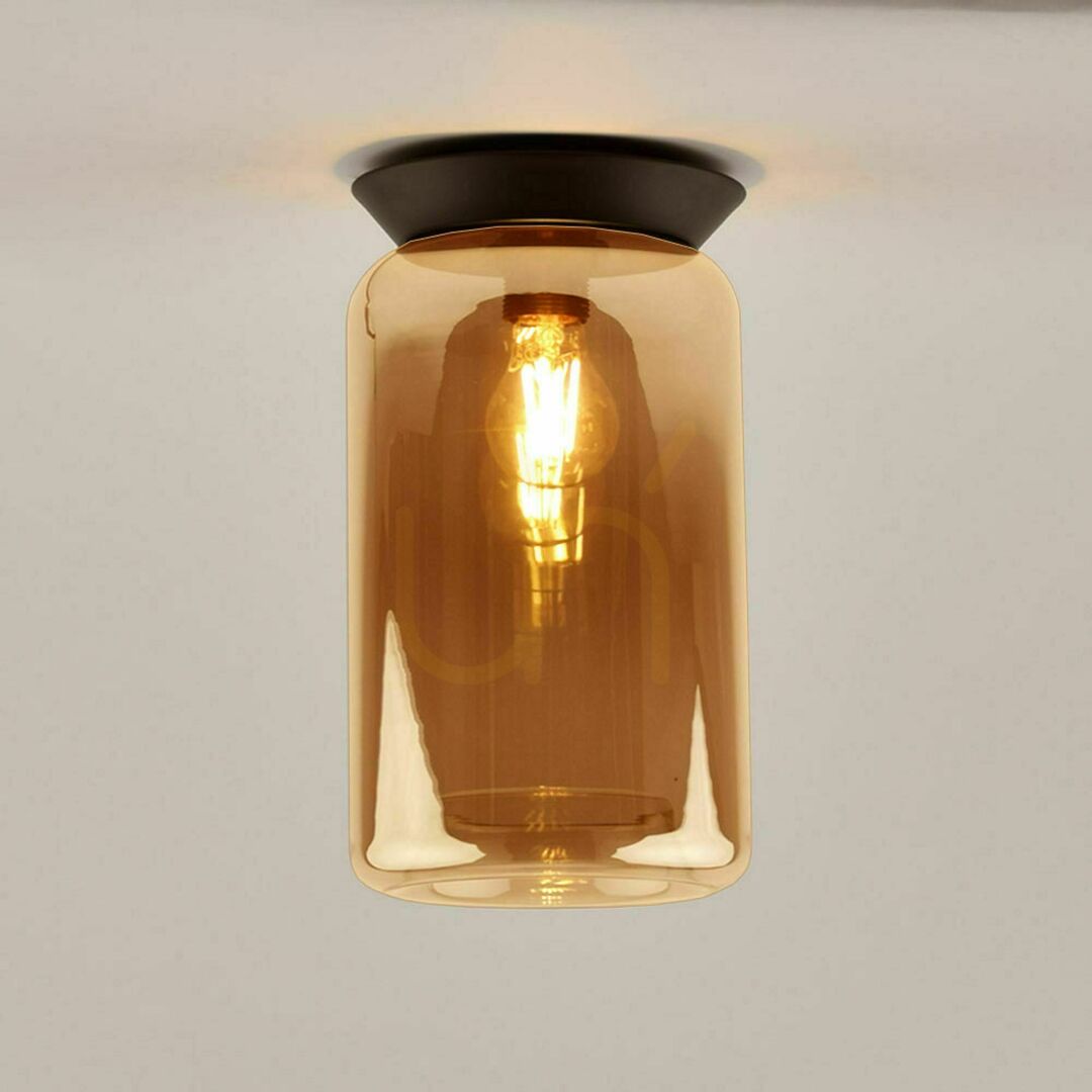 Kontrola Přisazené stropní svítidlo s.luce Cruet sklo kouřové E27 28 cm Přisazené stropní svítidlo s.luce Cruet sklo kouřové E27 28 cm