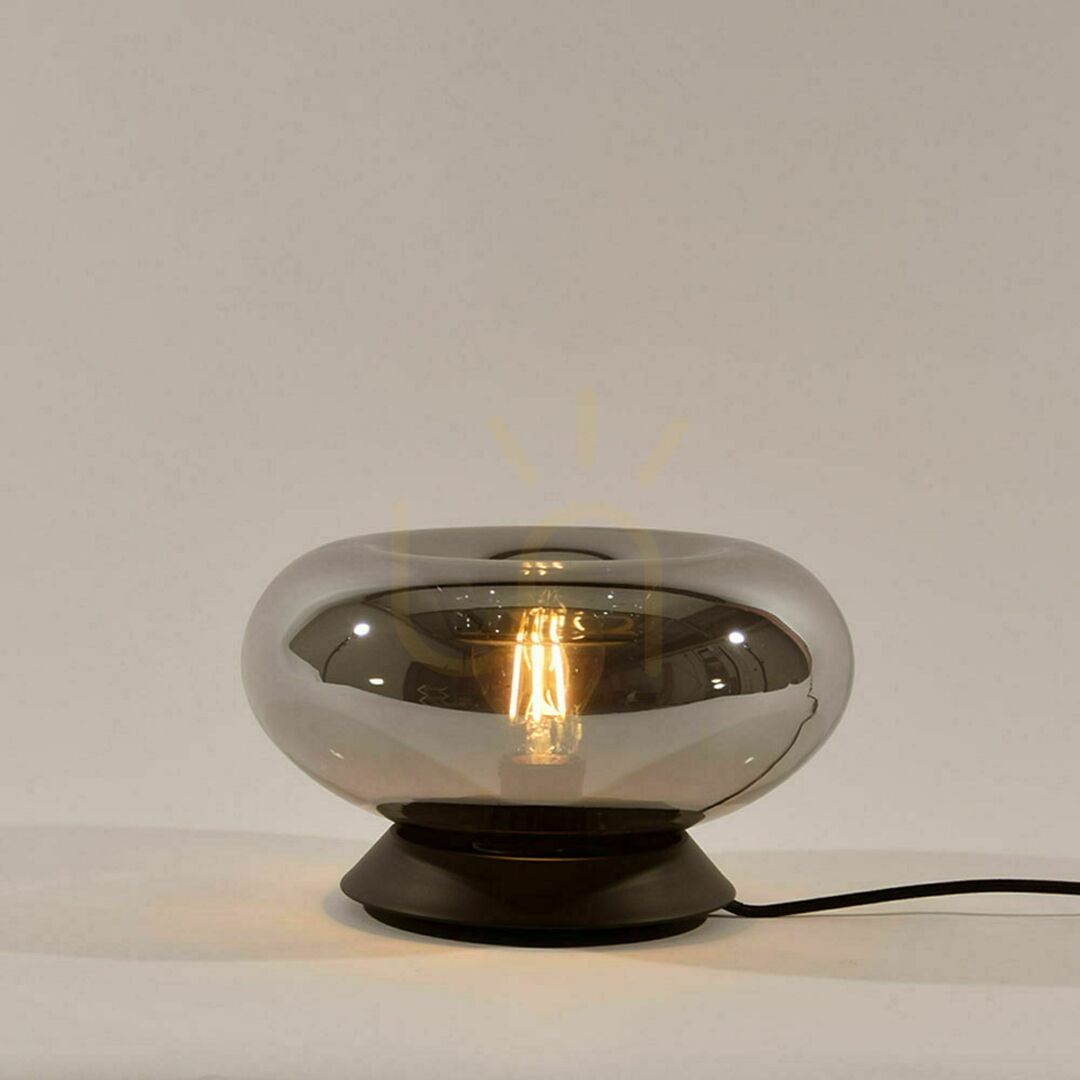 Zobrazit Stolní lampa s.luce Cruet skleněná průhledná E27 retro 28 cm Stolní lampa s.luce Cruet skleněná průhledná E27 retro 28 cm