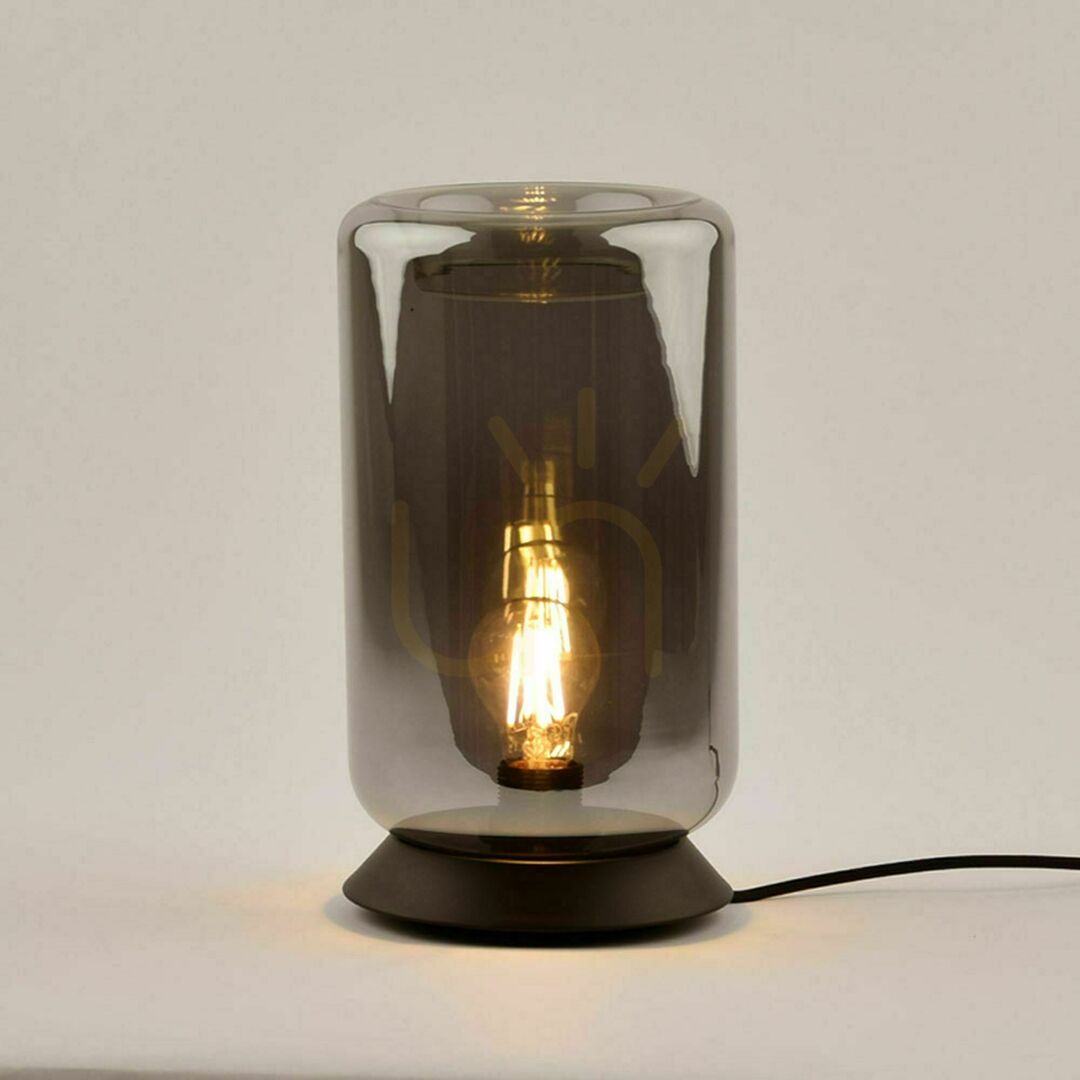Kontrola Stolní lampa s.luce Cruet skleněná průhledná E27 retro 28 cm Stolní lampa s.luce Cruet skleněná průhledná E27 retro 28 cm