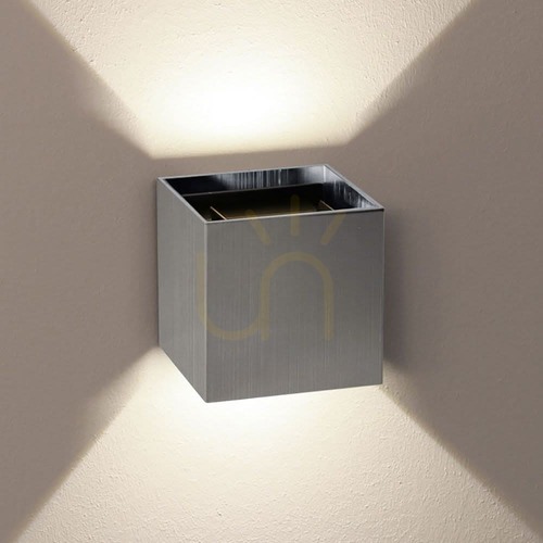 Kontrola Nástěnné LED svítidlo s pohybovým čidlem s.luce Ixa stříbrné 10 cm