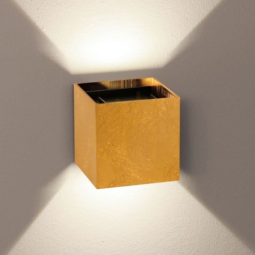 Kontrola Nástěnné LED svítidlo s pohybovým čidlem s.luce Ixa zlaté 10 cm