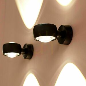 LED nástěnné svítidlo s.luce Beam stříbrné kovové, stmívatelné, 12 cm 12 LED nástěnné svítidlo s.luce Beam stříbrné kovové, stmívatelné, 12 cm small 12