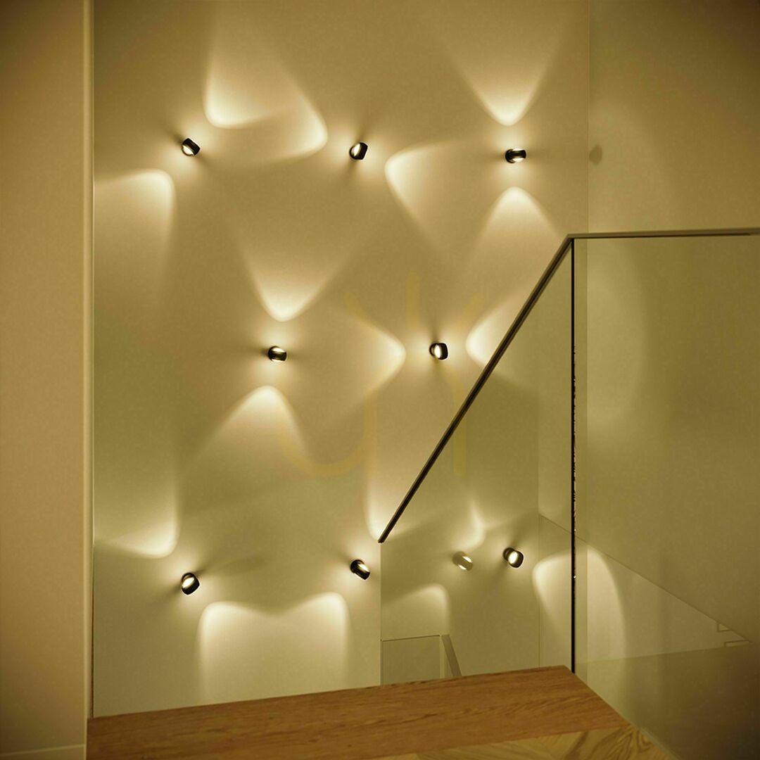 Zobrazit LED nástěnné svítidlo s.luce Beam stříbrné kovové, stmívatelné, 12 cm LED nástěnné svítidlo s.luce Beam stříbrné kovové, stmívatelné, 12 cm