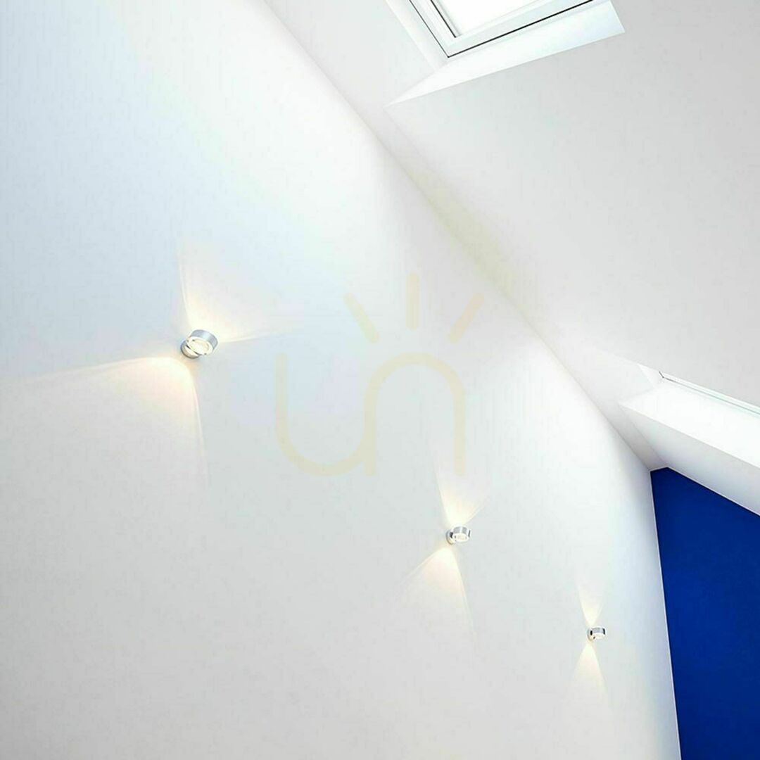 Zobrazit LED nástěnné svítidlo s.luce Beam stříbrné kovové, stmívatelné, 12 cm LED nástěnné svítidlo s.luce Beam stříbrné kovové, stmívatelné, 12 cm
