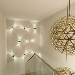 LED nástěnné svítidlo s.luce Beam stříbrné kovové, stmívatelné, 12 cm 9 LED nástěnné svítidlo s.luce Beam stříbrné kovové, stmívatelné, 12 cm small 9