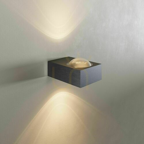 Kontrola Nástěnné svítidlo s.luce Beam X černé 12 cm obdélníkové moderní G9