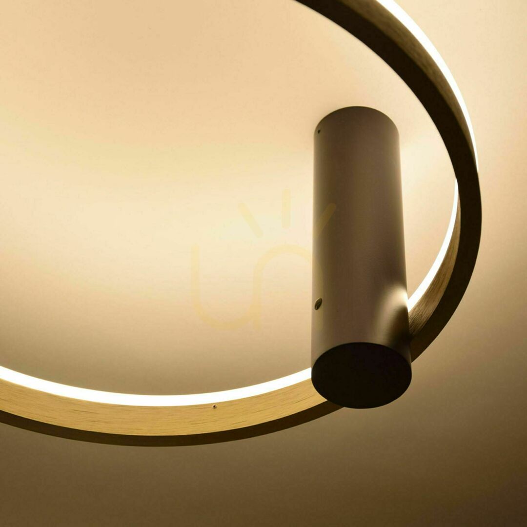Náhled Přisazené stropní LED svítidlo s.luce Ring Air 40 cm černé Přisazené stropní LED svítidlo s.luce Ring Air 40 cm černé