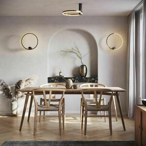 Přisazené stropní LED svítidlo s.luce Ring Air 40 cm černé 5 Přisazené stropní LED svítidlo s.luce Ring Air 40 cm černé small 5