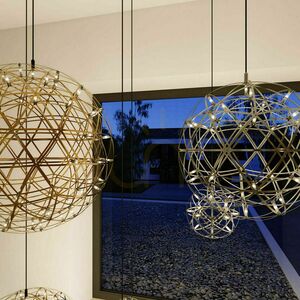Závěsné LED svítidlo s.luce Atom Chrome 30 cm stmívatelné small 12