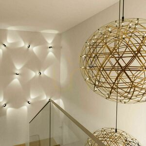Závěsné LED svítidlo s.luce Atom Chrome 30 cm stmívatelné small 9