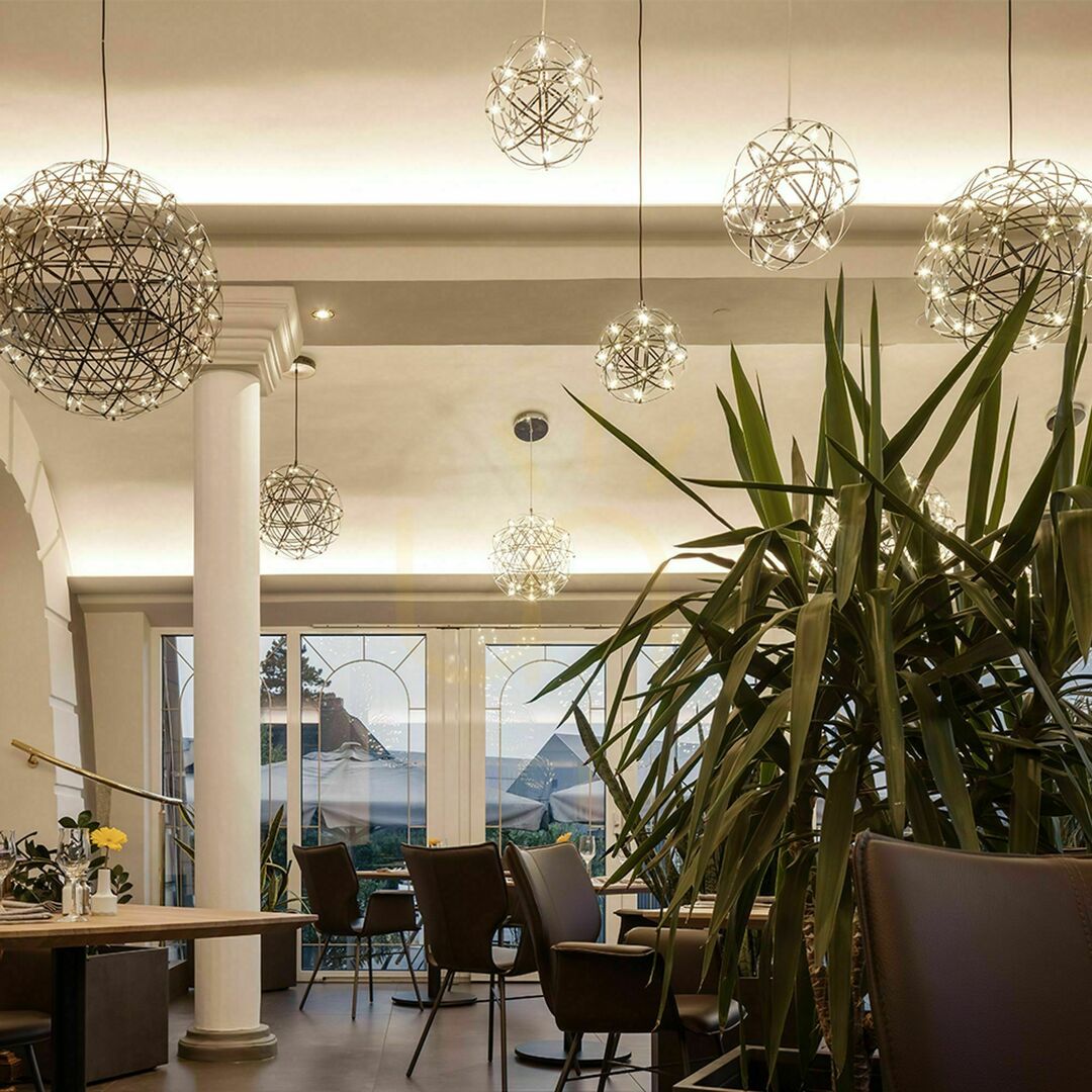 Pohled Závěsné LED svítidlo s.luce Atom černé 30 cm stmívatelné Závěsné LED svítidlo s.luce Atom černé 30 cm stmívatelné