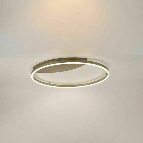 Kontrola Přisazené stropní LED svítidlo s.luce Ring stříbrné 80 cm stmívatelné