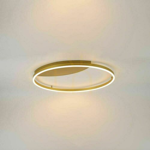 Kontrola Stropní LED svítidlo s.luce Ring zlaté 80 cm stmívatelné