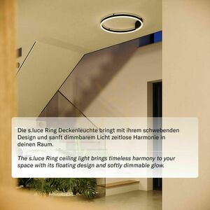 Stropní LED svítidlo s.luce Ring zlaté 80 cm stmívatelné 5 Stropní LED svítidlo s.luce Ring zlaté 80 cm stmívatelné small 5