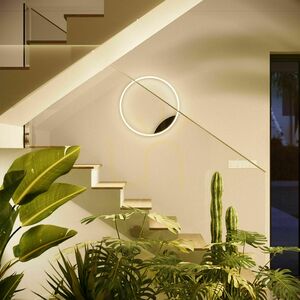 Přisazené stropní LED svítidlo s.luce Ring černé 40 cm stmívatelné small 6