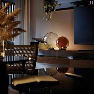 Stolní lampa s.luce Orb měděná skleněná koule 20 cm small 2