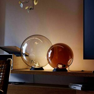 Stolní lampa s.luce Orb měděná skleněná koule 40 cm small 0