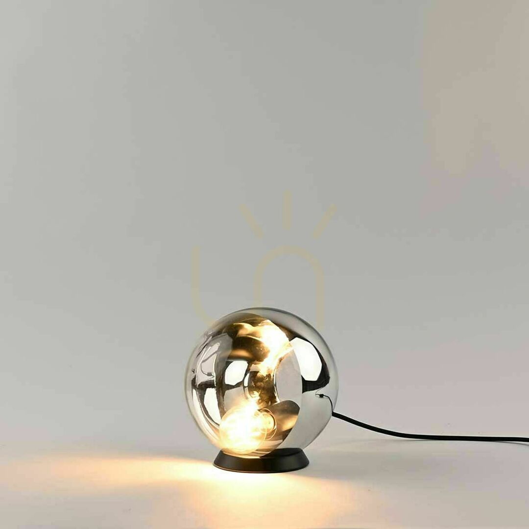 Zobrazit Stolní lampa s.luce Orb hnědá skleněná koule E27 30 cm Stolní lampa s.luce Orb hnědá skleněná koule E27 30 cm