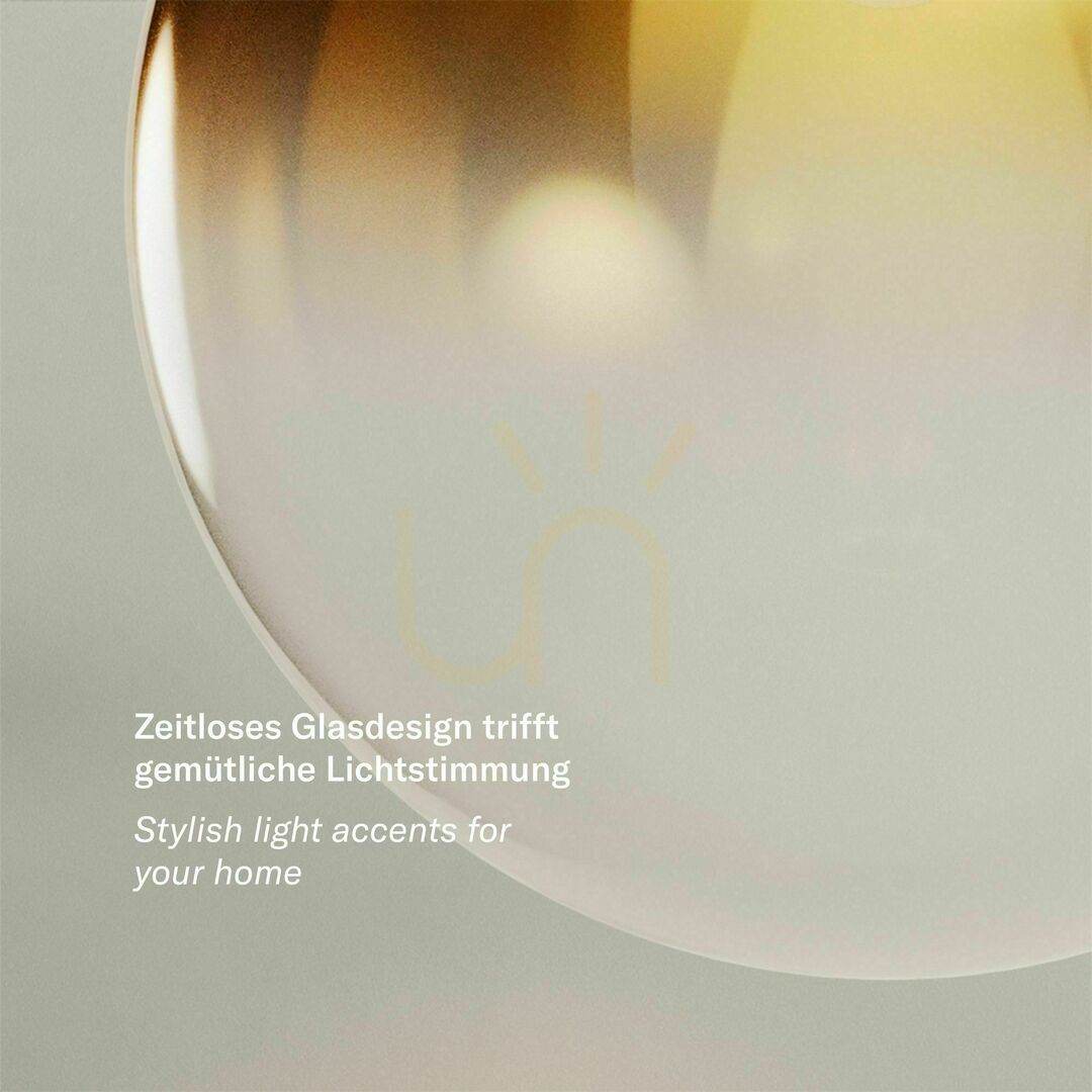Náhled Stolní lampa s.luce Orb Axis bílá a zlatá, skleněná, 20 cm, E27 Stolní lampa s.luce Orb Axis bílá a zlatá, skleněná, 20 cm, E27