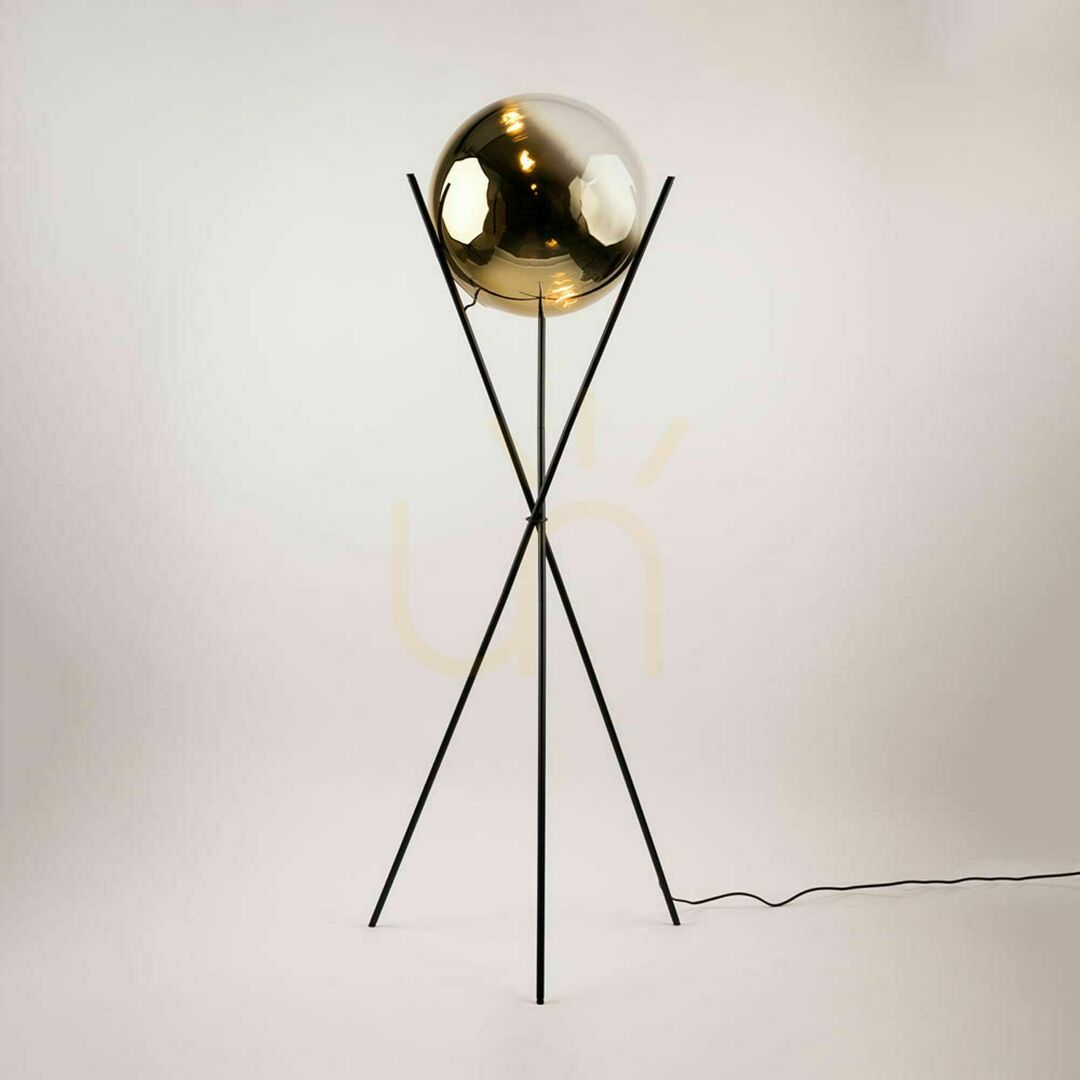 Náhled Stojací lampa s.luce Orb Axis bílá skleněná 160 cm Stojací lampa s.luce Orb Axis bílá skleněná 160 cm