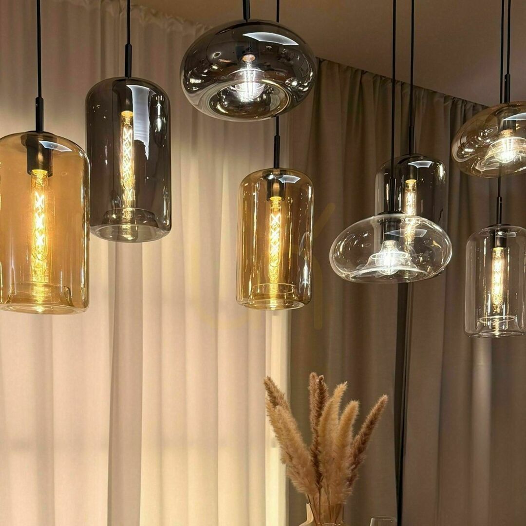 Pohled Lustr s.luce Cruet XL skleněný 8x E27 vícebodový, vícebarevný Lustr s.luce Cruet XL skleněný 8x E27 vícebodový, vícebarevný