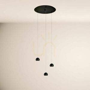 Závěsné LED svítidlo s.luce Beam černé 3x 3000 K, 1500 lm, 40 cm small 8