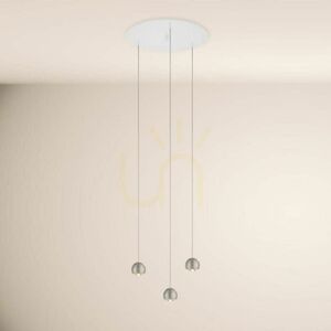 Závěsné LED svítidlo s.luce Beam 3 světla stříbrné 40 cm stmívatelné 7 Závěsné LED svítidlo s.luce Beam 3 světla stříbrné 40 cm stmívatelné small 7