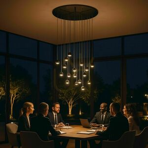 Závěsné LED svítidlo s.luce Beam XL Gallery černé 16 světel 80 cm 3 Závěsné LED svítidlo s.luce Beam XL Gallery černé 16 světel 80 cm small 3