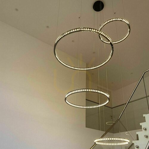 Kontrola Závěsné LED svítidlo s.luce Atom Ring černé 60 cm, stmívatelné