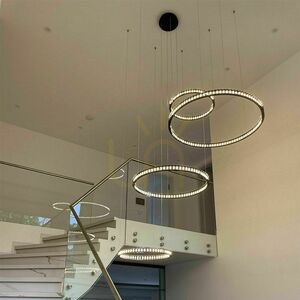Závěsné LED svítidlo s.luce Atom Ring černé 100 cm stmívatelné 3 Závěsné LED svítidlo s.luce Atom Ring černé 100 cm stmívatelné small 3