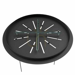 Lustr s.luce Fusion XXL LED kruhový bílý 8 světel 150 cm small 11