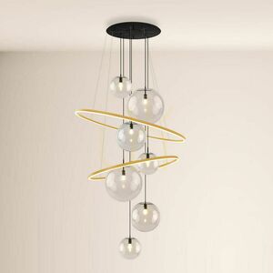 Lustr s.luce Galaxy XXL LED skleněný, 8ramenný, kruhový, vícebarevný small 4