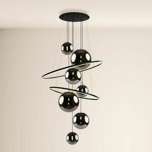 Lustr s.luce Galaxy XXL LED skleněný, 8ramenný, kruhový, vícebarevný small 6