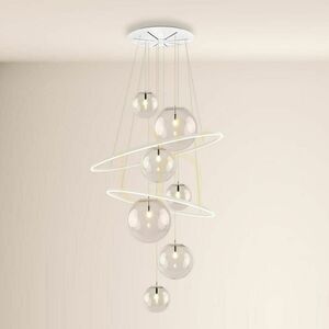 Lustr s.luce Galaxy XXL černý LED skleněné koule 8ramenný 150 cm 3 Lustr s.luce Galaxy XXL černý LED skleněné koule 8ramenný 150 cm small 3